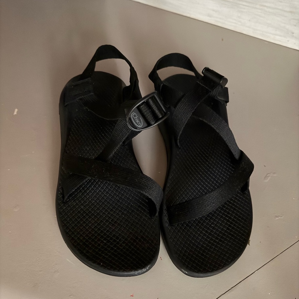 Chaco Black Strappy Sandals